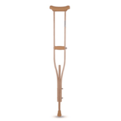 Underarm Wooden Crutches Size Small 1pcs