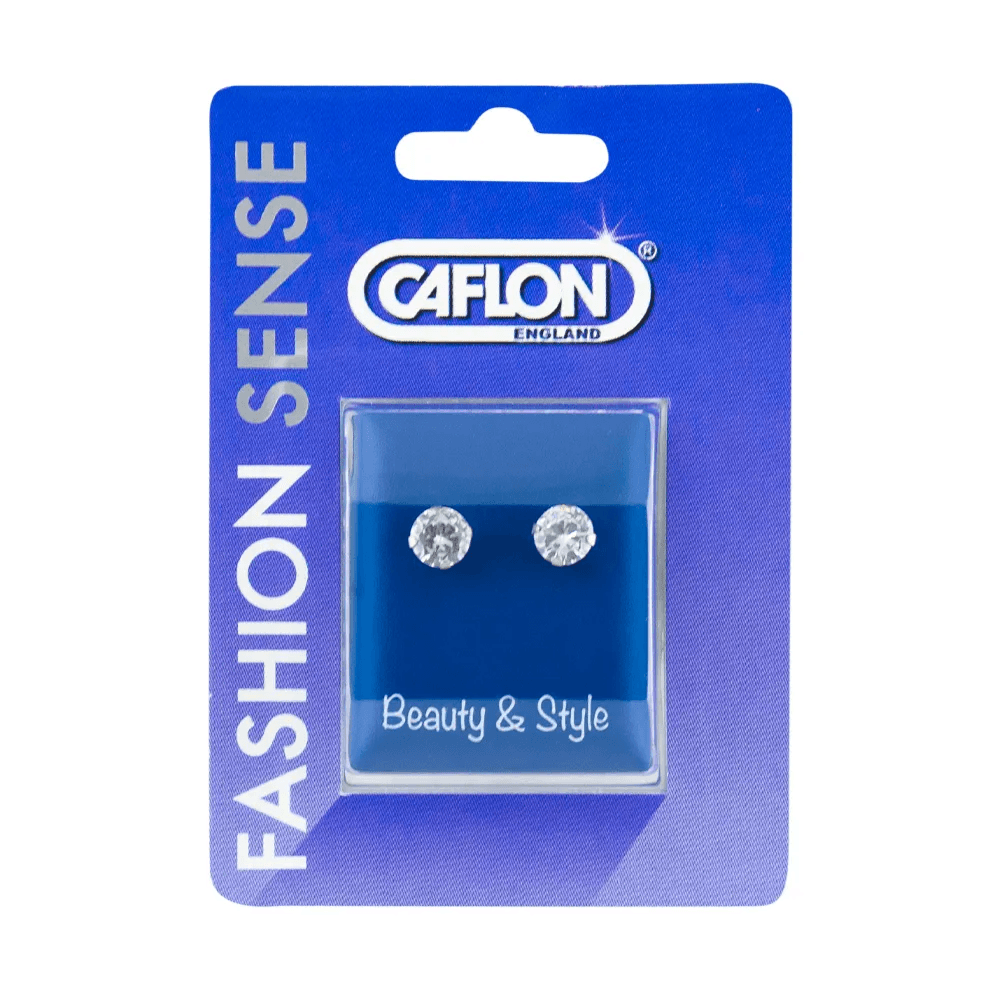 Caflon Fashion Sense Stainless TIFF 6mm Cubic Zirconia