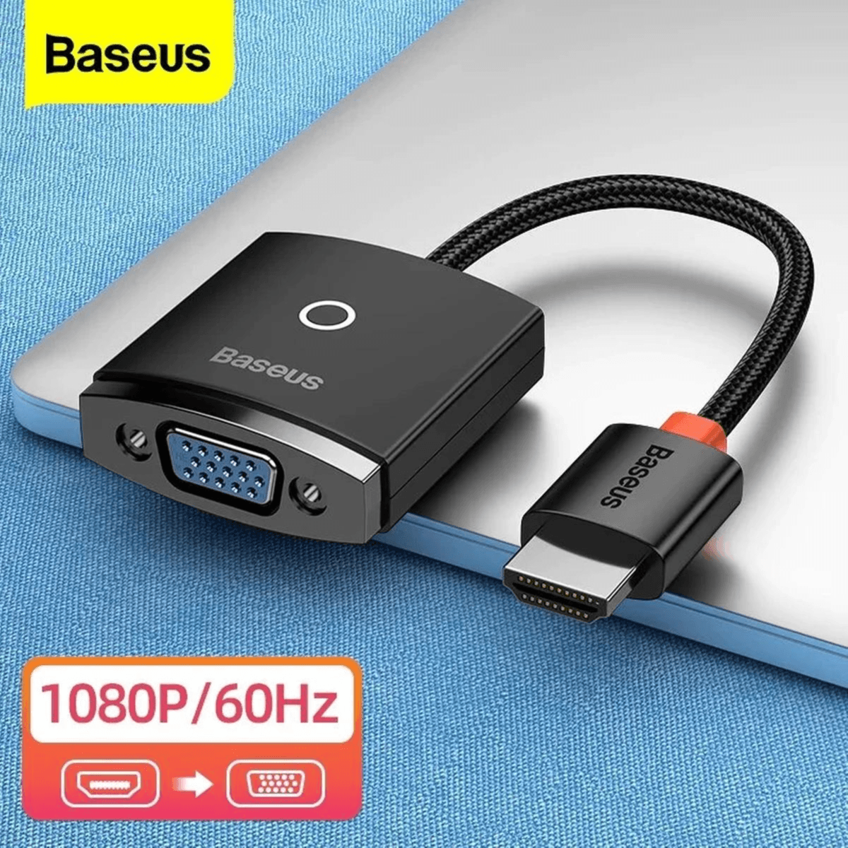 محول Baseus HDMI إلى VGA من سلسلة Lite