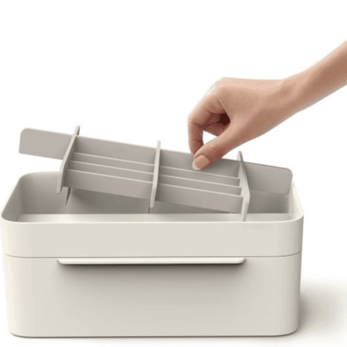 Large Cosmetic Organiser with Removable Mirror