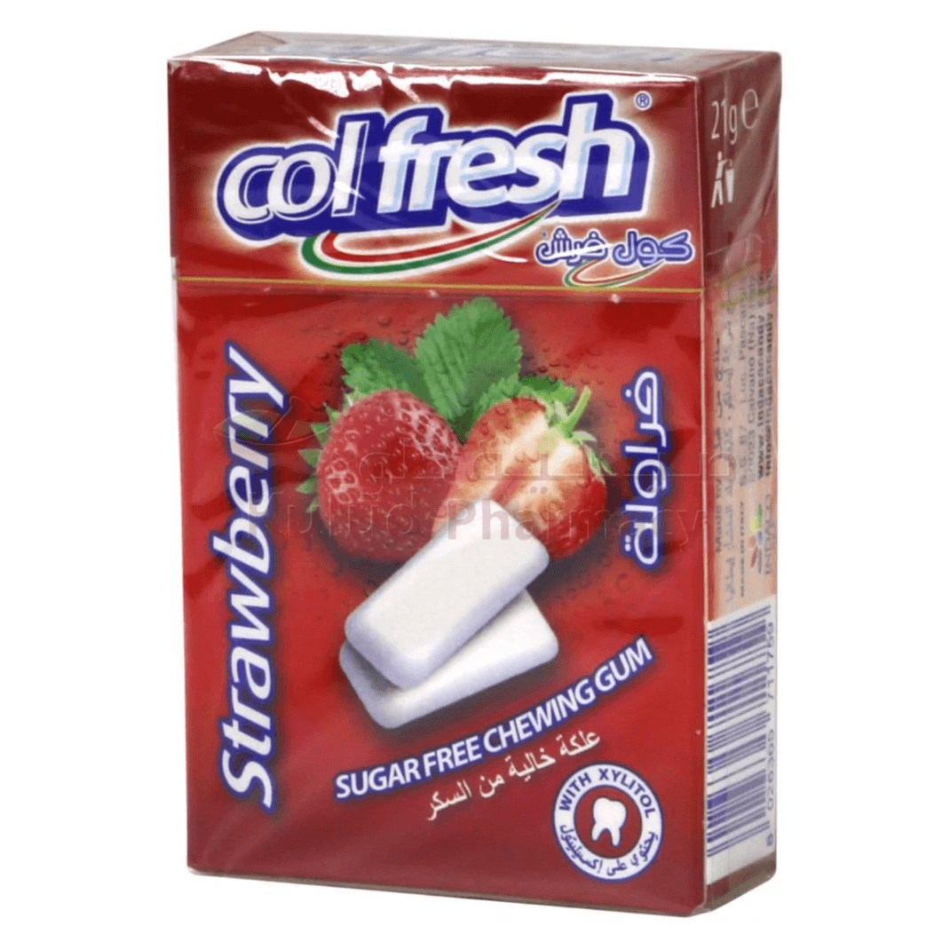 Col-Fresh Strawbery Chewing Gum 21G