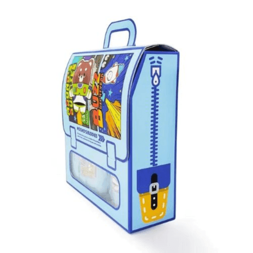 Eazy Kids Set of Lunch Box & Water Bottle (Light blue)