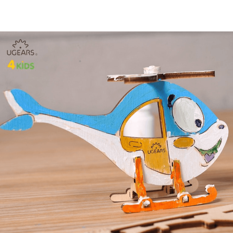 Colouring model helicopter
