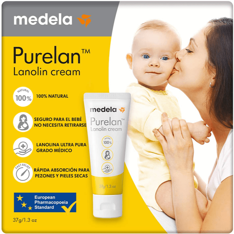 Medela Purelan Natural lanolin cream for sore nipples & dry skin safe during breastfeeding 37gm