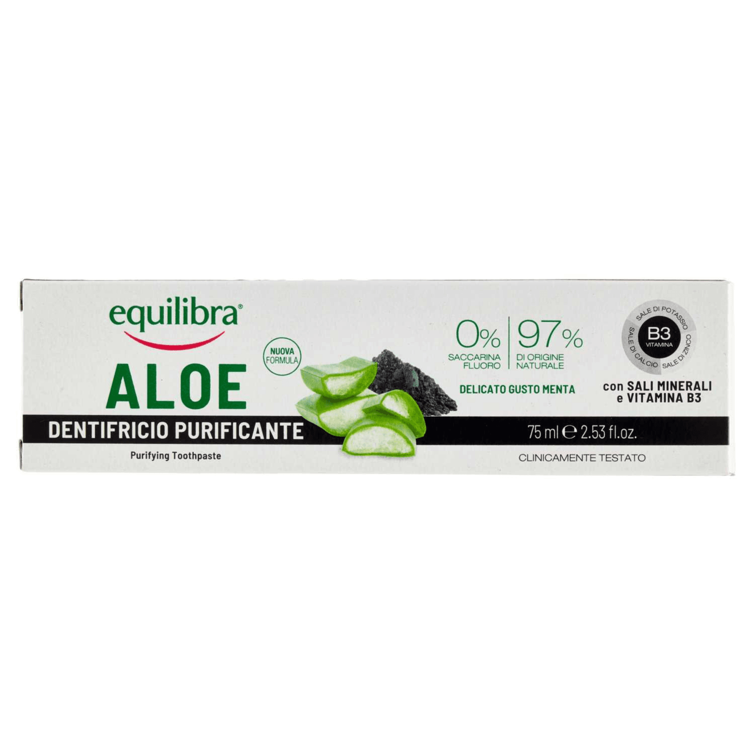 Equilibra Carbo Toothpaste Purificante Gel 75ml