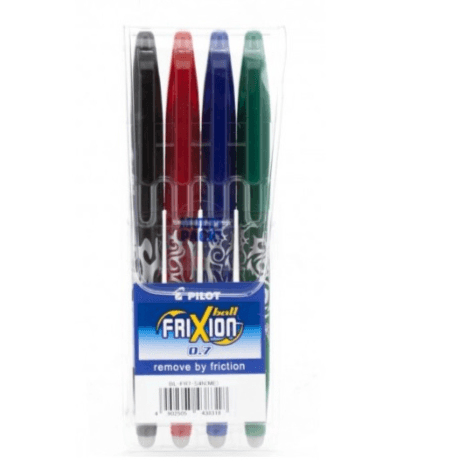 Pilot Set Pen Frixion Bl-fr7-s4 0.7