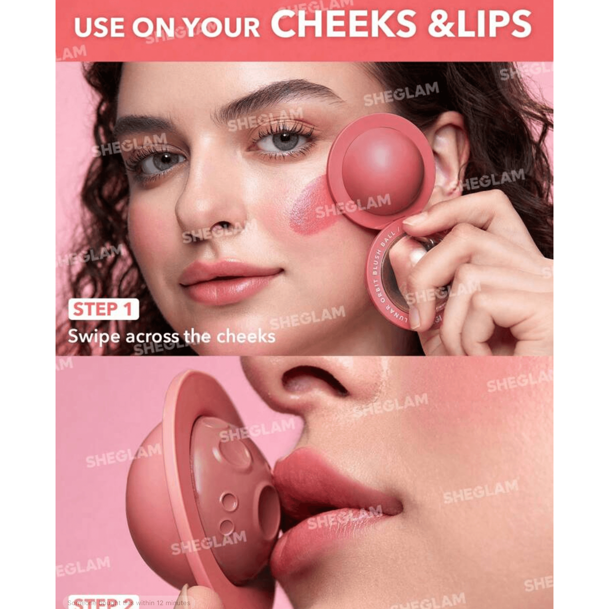 SHEGLAM Lunar Orbit Blush Ball-Astrid Cream Blush Cream- gravity 
