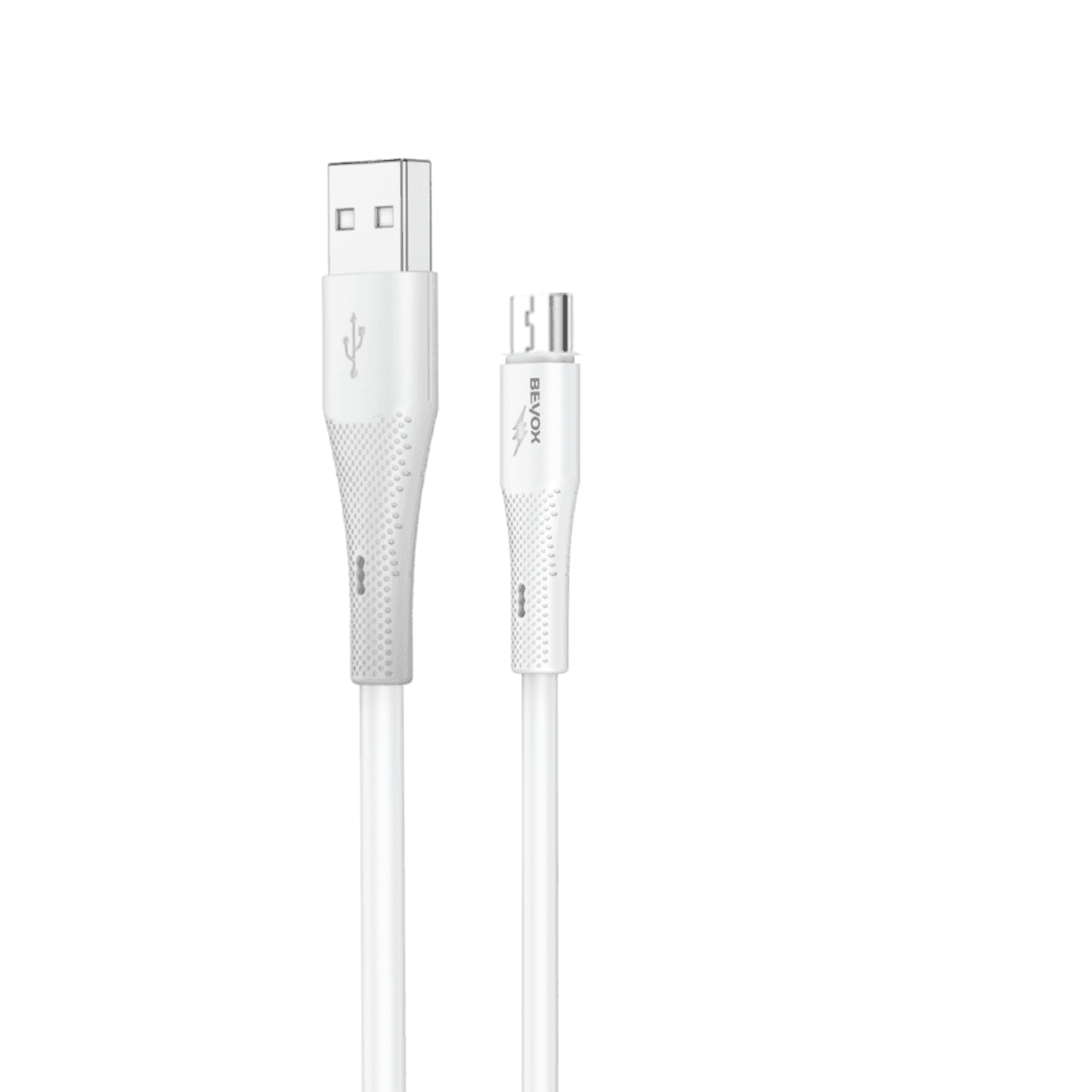 Charging Cable PU Silicone Data Cable USB-A to Micro Fast Data Transfer Efficient Charging 1 mtr - BEYOX BC76