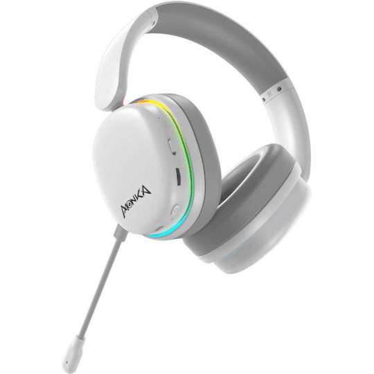 Wireless Stereo Gaming Headset with RGB Lights - Monka Echo HG9070W 