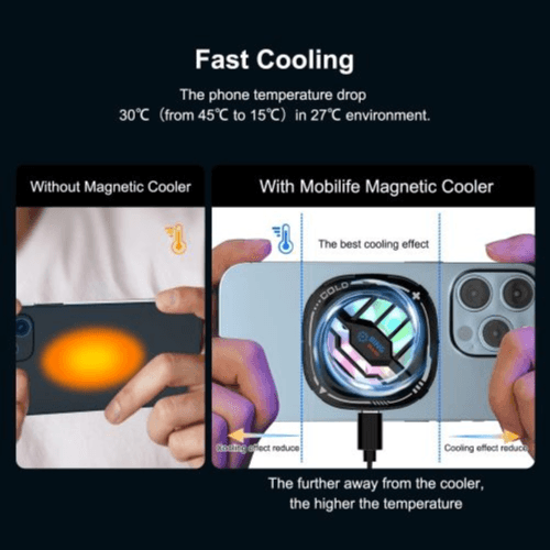 EONE - Breez 15W Wireless Charge Magnetic Semiconductor Cooler (E1203068)