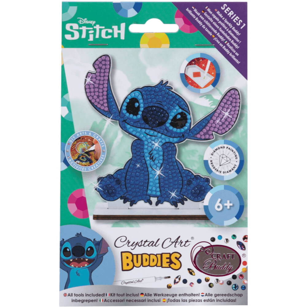 Craft Buddy - Disney Stitch Crystal Art Buddies Kit