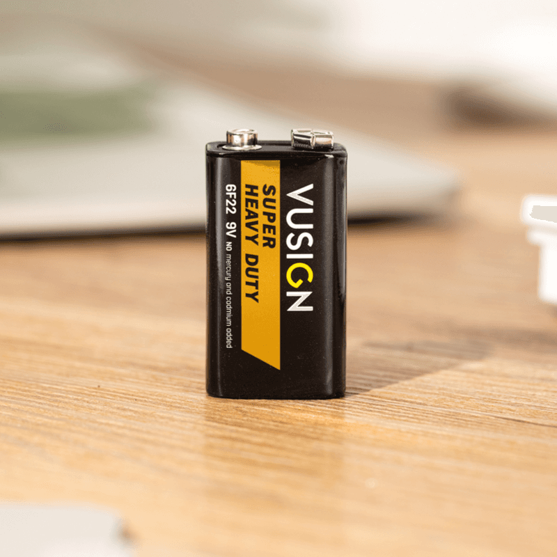 VUSIGN Super Heavy Duty Battery 6F22 9V