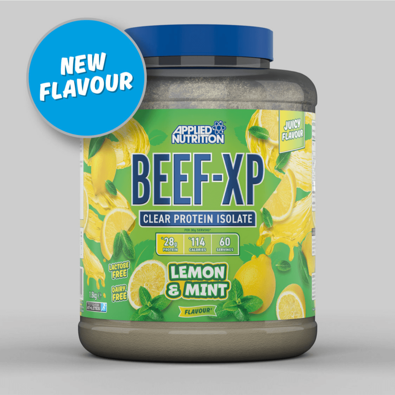 Applied Nutrition, Beef-xp, Applied Nutrition Beef-xp (Halal) 4lb 60 Serving Lemon & Mint