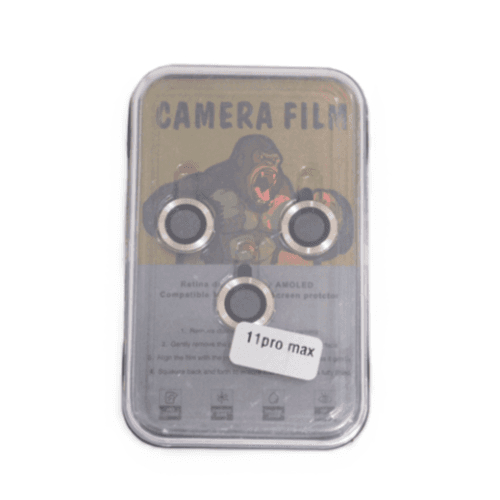 غشاء حماية عدسة الكاميرا CAMERA FILM-9H-IPH 11 PRO MAX-High اسود