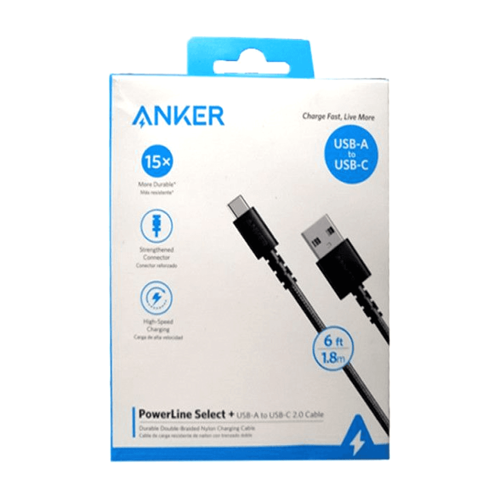 كابل أنكر باورلاين سيليكت+ USB-A إلى USB-C 2.0 - 6 أقدام
