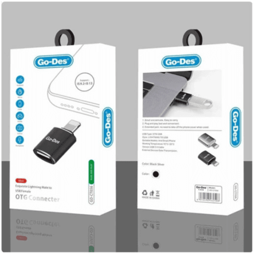 Go-Dos USB to LIGHTING OTG Adapter