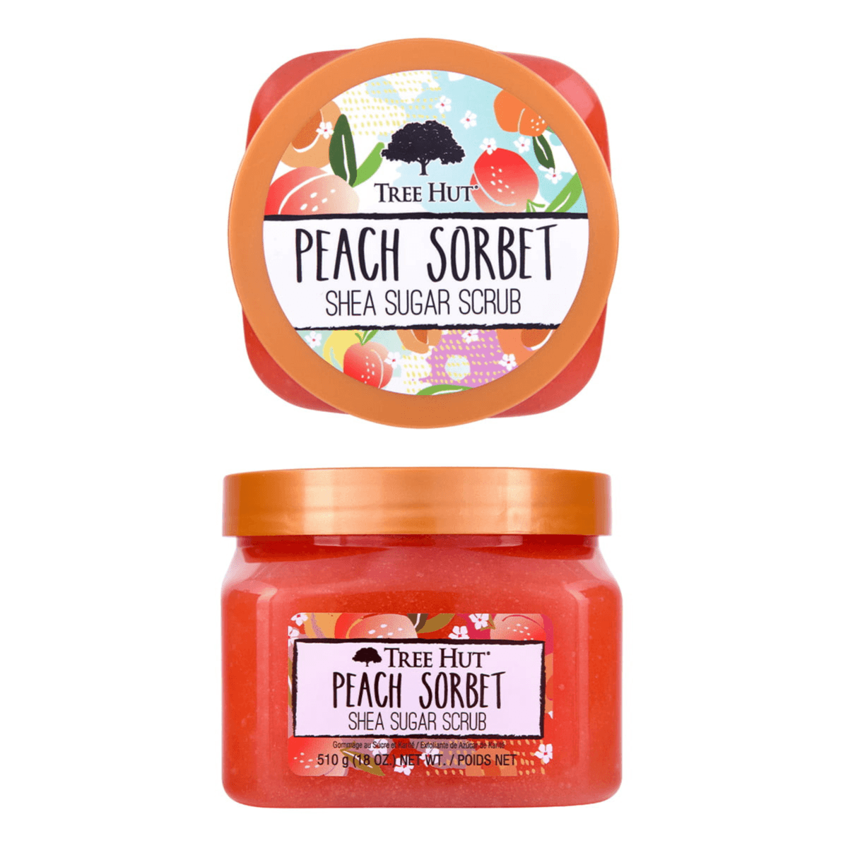 Tree Hut Peach Sorbet Shea Sugar Scrub 510gm