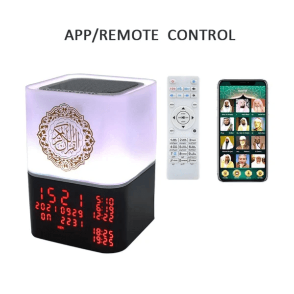 Smart Quran Speaker Remote Control Multi-Color Changing Touch Operation Lamp - SQ-229 