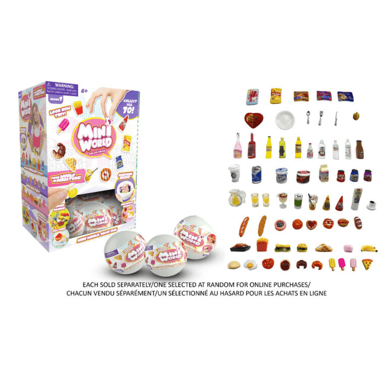 Mini World - Collectibles (Series 1) Miniature Version - 70 Unique Designs To Collect