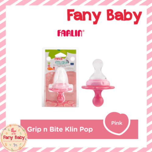 Farlin BBC-003-C Doctor J. Klin-pop Grip N Bite Lolipops Stage 3 Baby Oral Set 4+ Months 