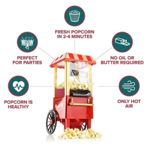 Green Lion - Vintage Pop Corn Maker (270mL) (Red)