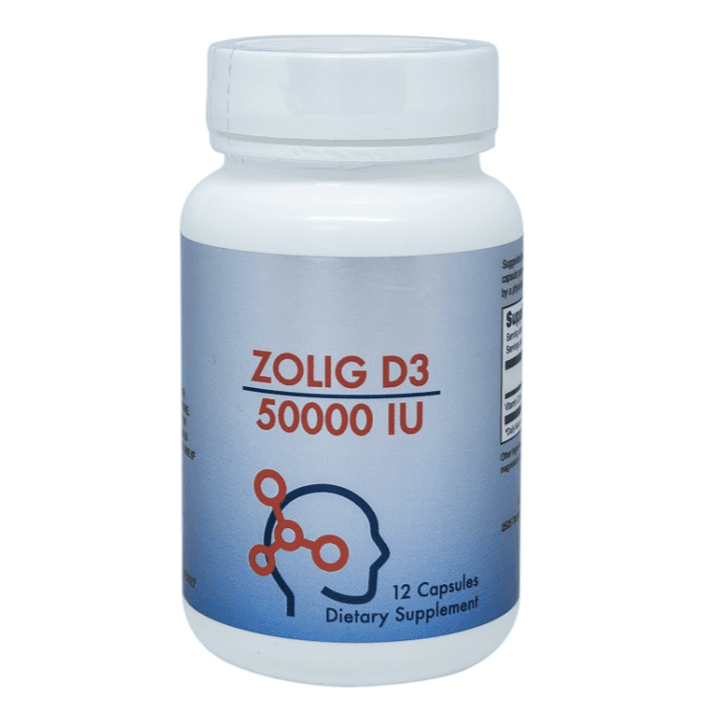 Zolig D3 50000 IU 12 Capsules