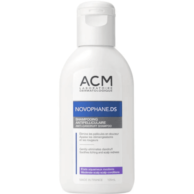 Acm Novophane.Ds Anti-Dandruff Shampoo Gently Eliminate Moderate Dandruff Soothes Itching & Scalp Redness 125Ml