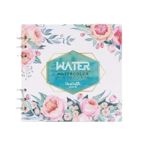 Small Rose Watercolor Sketchbook – 20 Sheets, 300gsm, Lay Flat (Small Rose)