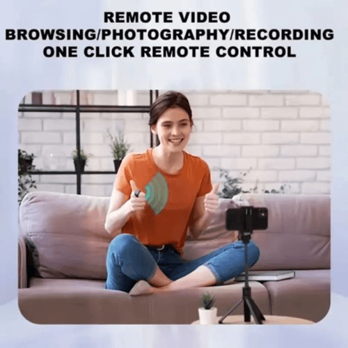 Smart Wireless Remote Control for TikTok & Camera Shutter (Black)