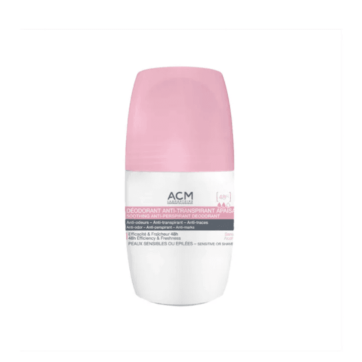 ACM Deodorant Soothing Anti-transpirant Roll-on _Pink  48hrs 50ml