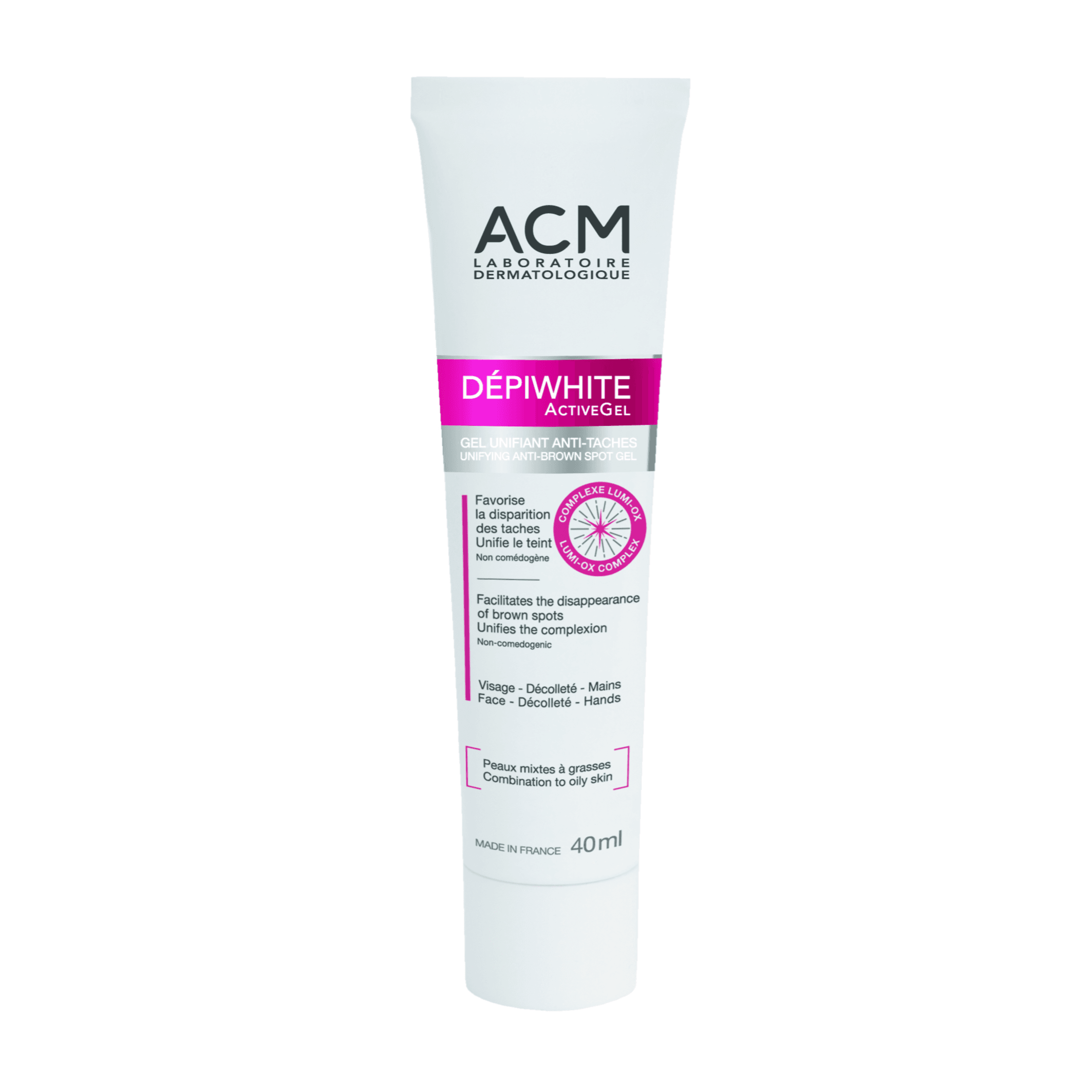 ACM Depiwhite Active gel unifying anti-brown spot gel for combination to oily skin 40ml