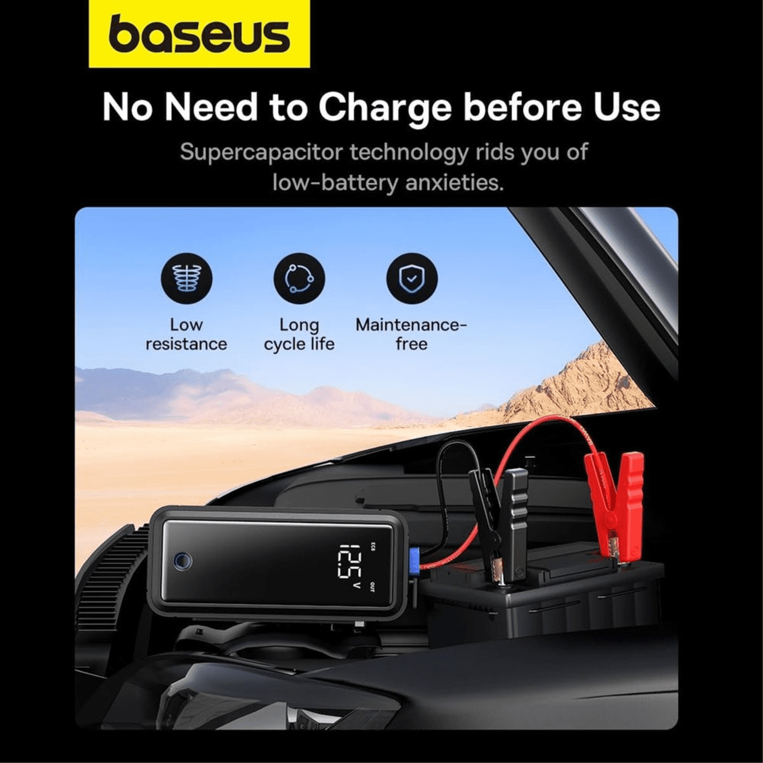 Baseus Super Capacitor Jump Starter 3000A