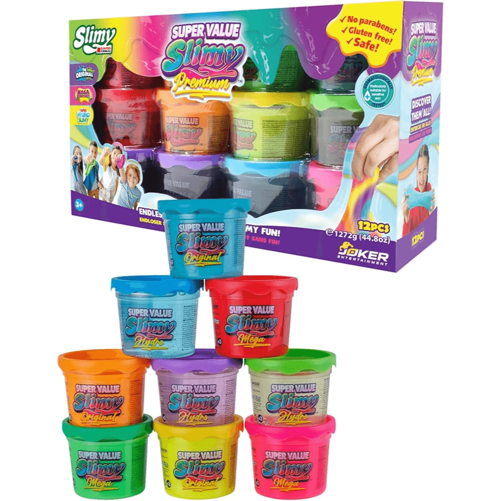 SLIMY - Super Value Slimy Premium (4OZ) 12 Pack