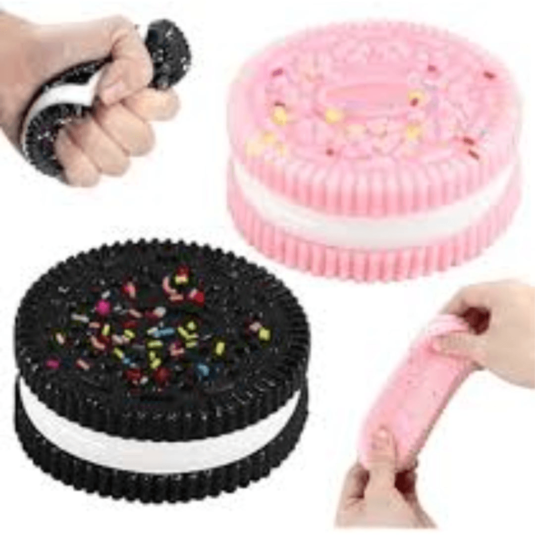 Happy Pinch Oreo Squishy stress relief