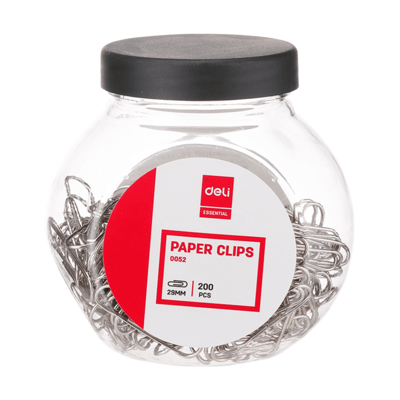 Deli essential Paper Clips 29mm  200 pcs