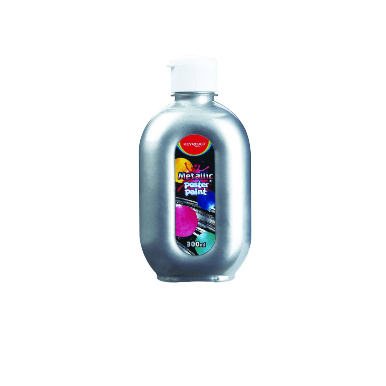 Keyroad Metallic Poster Paint Silver 300ML