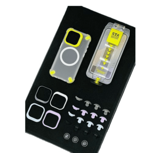 ATB - ATOUCHBO PROFESSIONAL PROTECTION COMBO PACK FOR iPHONE 15PRO/MAX (Yellow) (15 Pro)