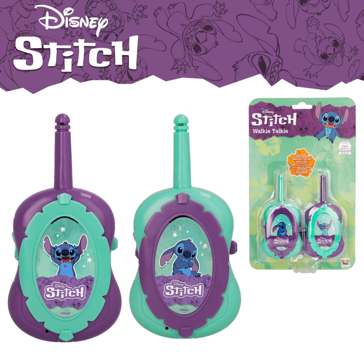 IMC Toys - Stitch Walkie Talkie Set