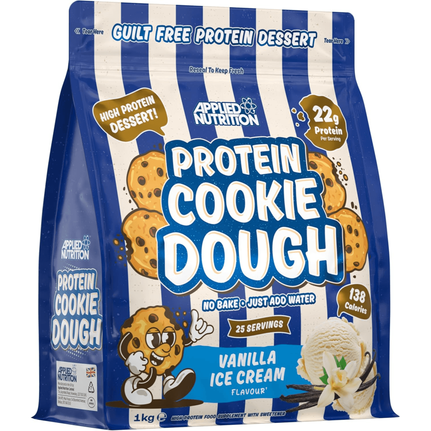 AN COOKIE DOUGH VANILLA ICE CREAM 1 KG