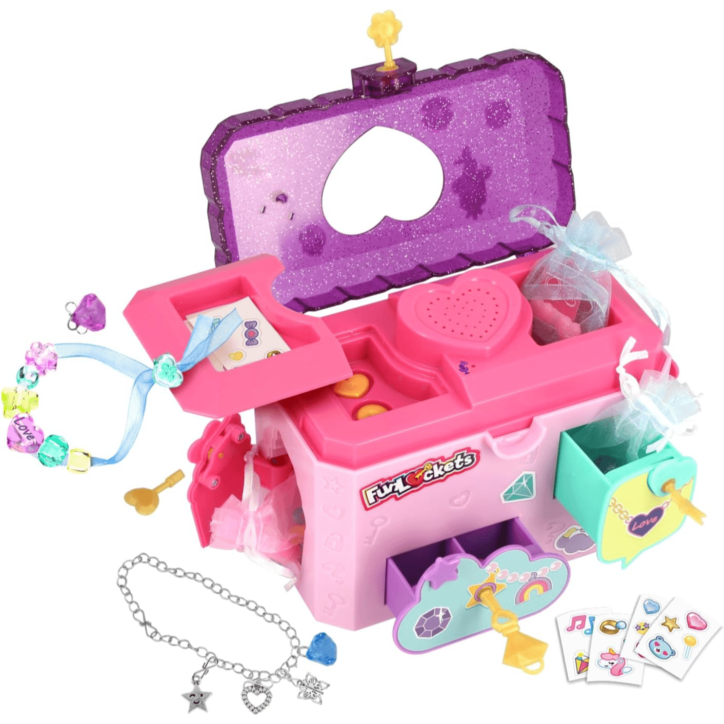 FunLockets - My Electronic Secret Jewelry Box With 25+ Surprises 