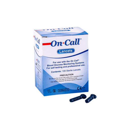 On Call Lancets 100 sterile pcs