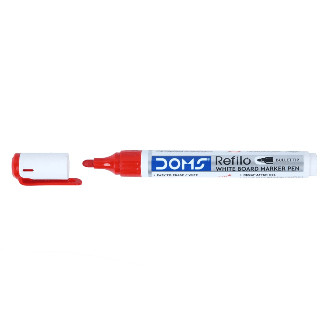 DOMS Whiteboard Marker Pen Red Color 1 Pc
