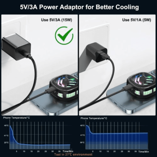 EONE - Breez 15W Wireless Charge Magnetic Semiconductor Cooler (E1203068)