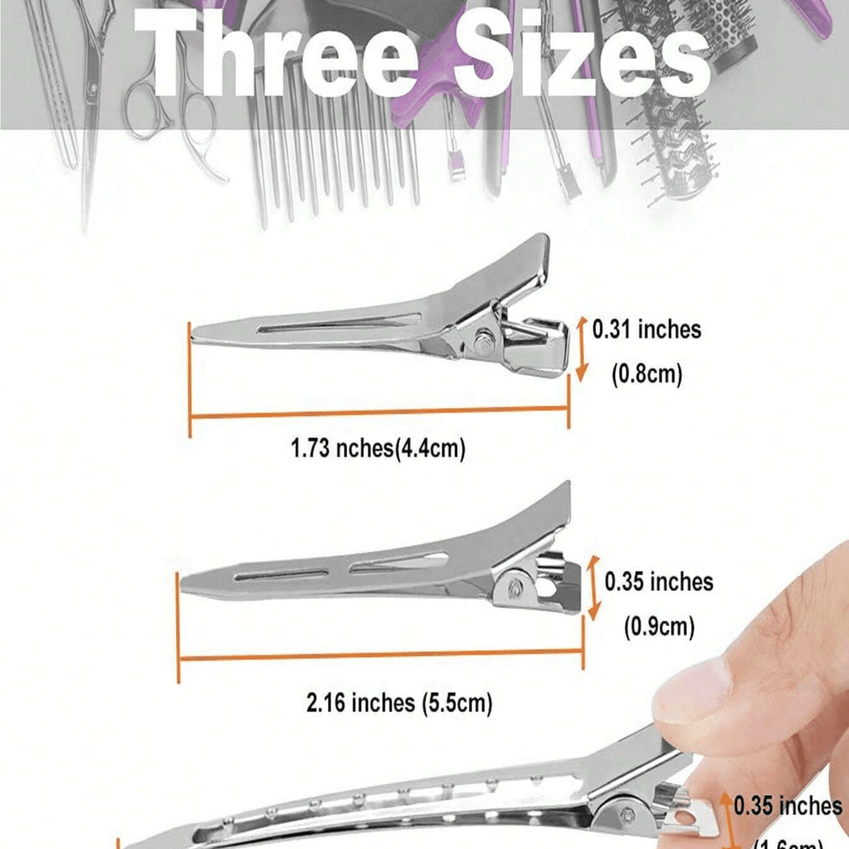 60pcs Hair Styling Clips For Makeup Artists And Hair Stylists