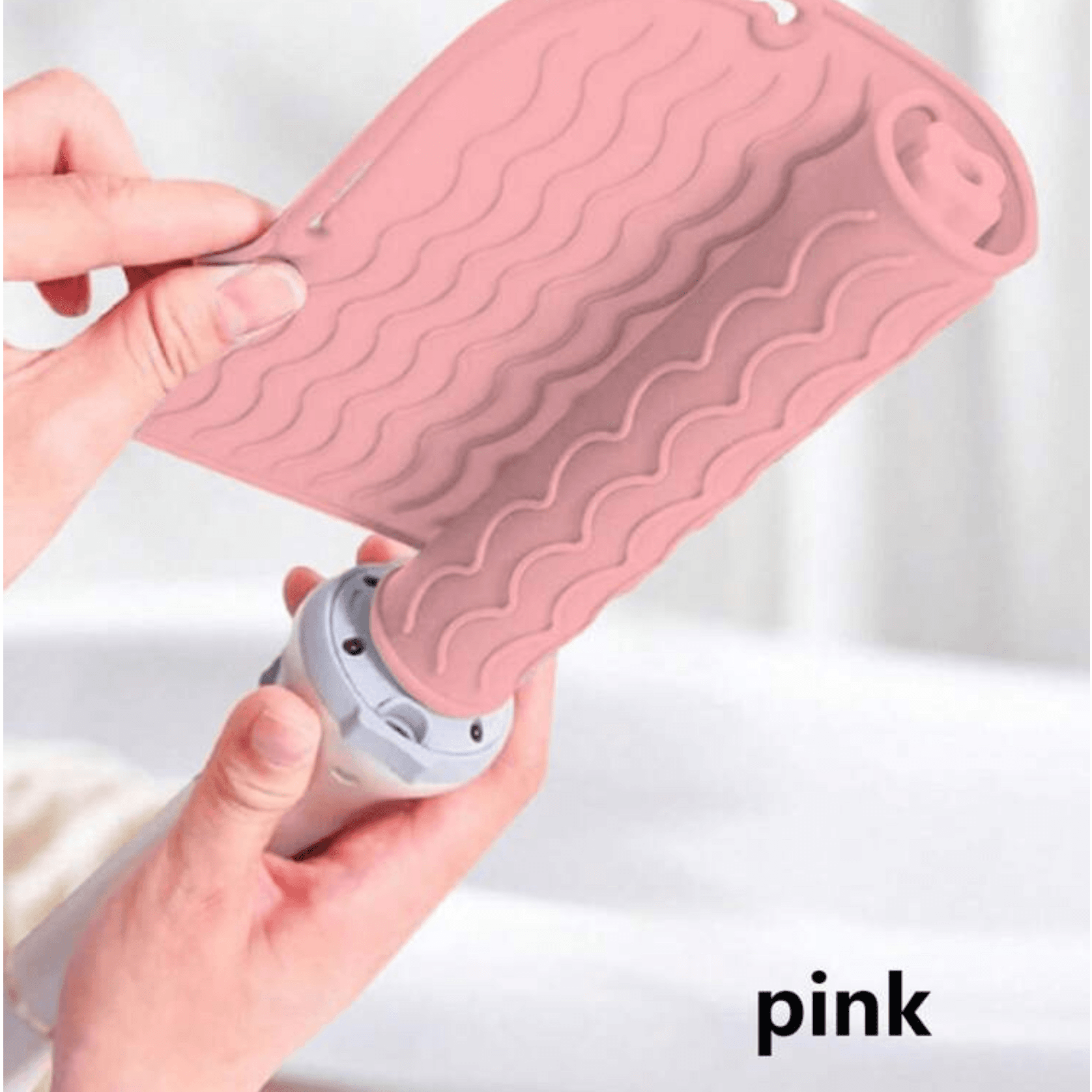 1pc Silicone Heat Resistant Pad- pink