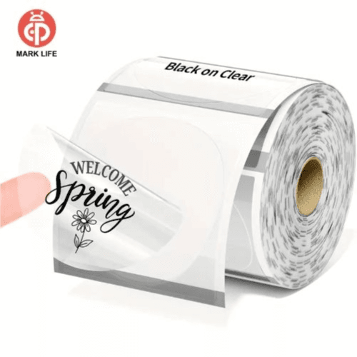 MARK LIFE - P50 Round Transparent Label (30*30mm) - 220 Label