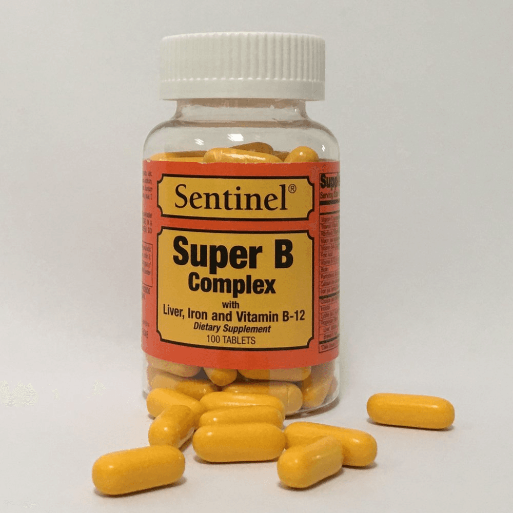 SENTINEL SUPER B COMPLEX TABLETS 100'S
