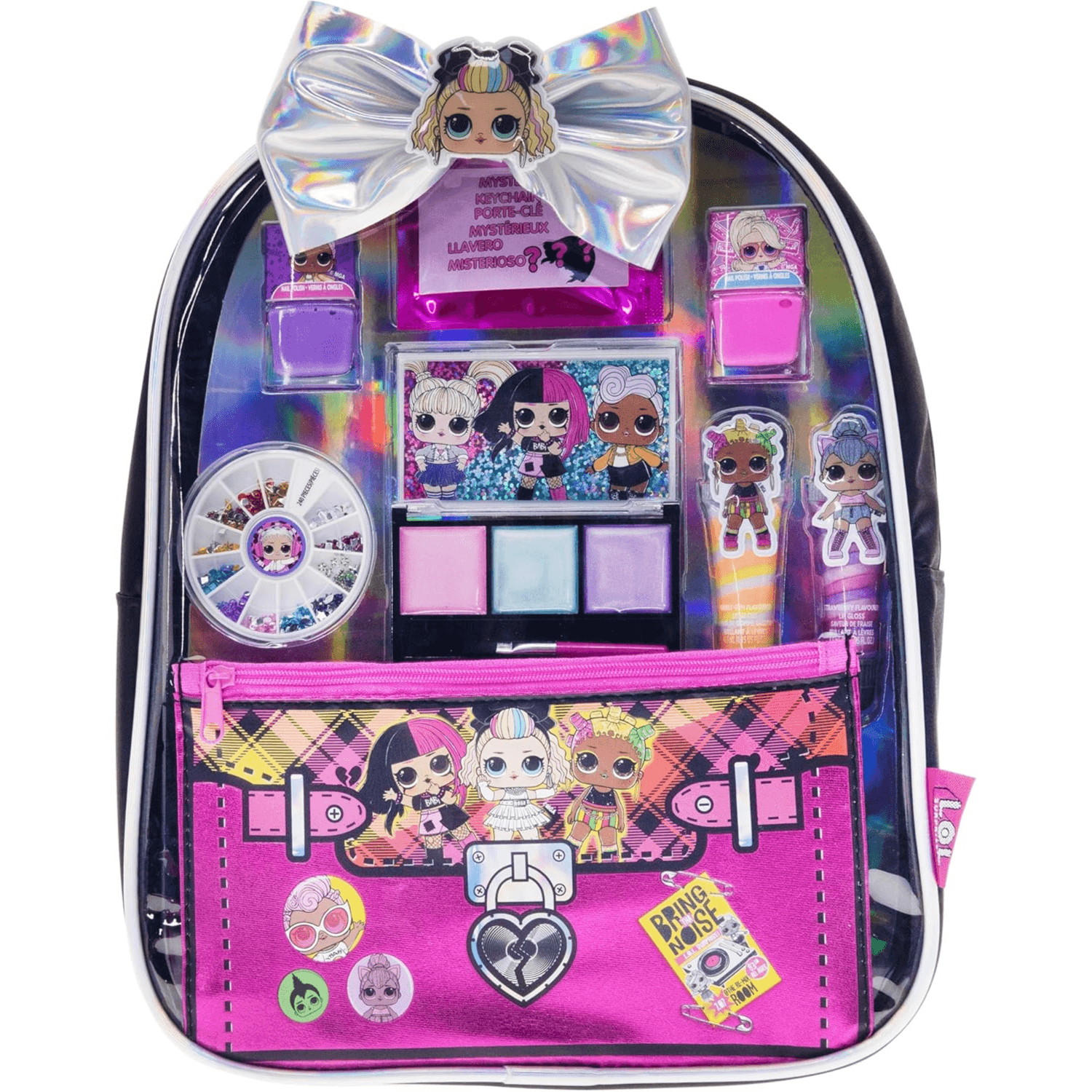 Townley Girl - L.O.L. Surprise! Cosmetic Gift Backpack Set (11 Pieces)