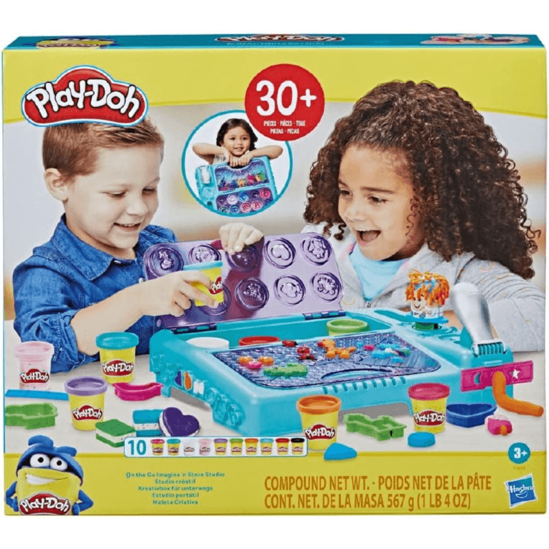 Play-Doh On The Go Imagine N' Store Studio with Over 30+ Tools & 10 Cans (567g)