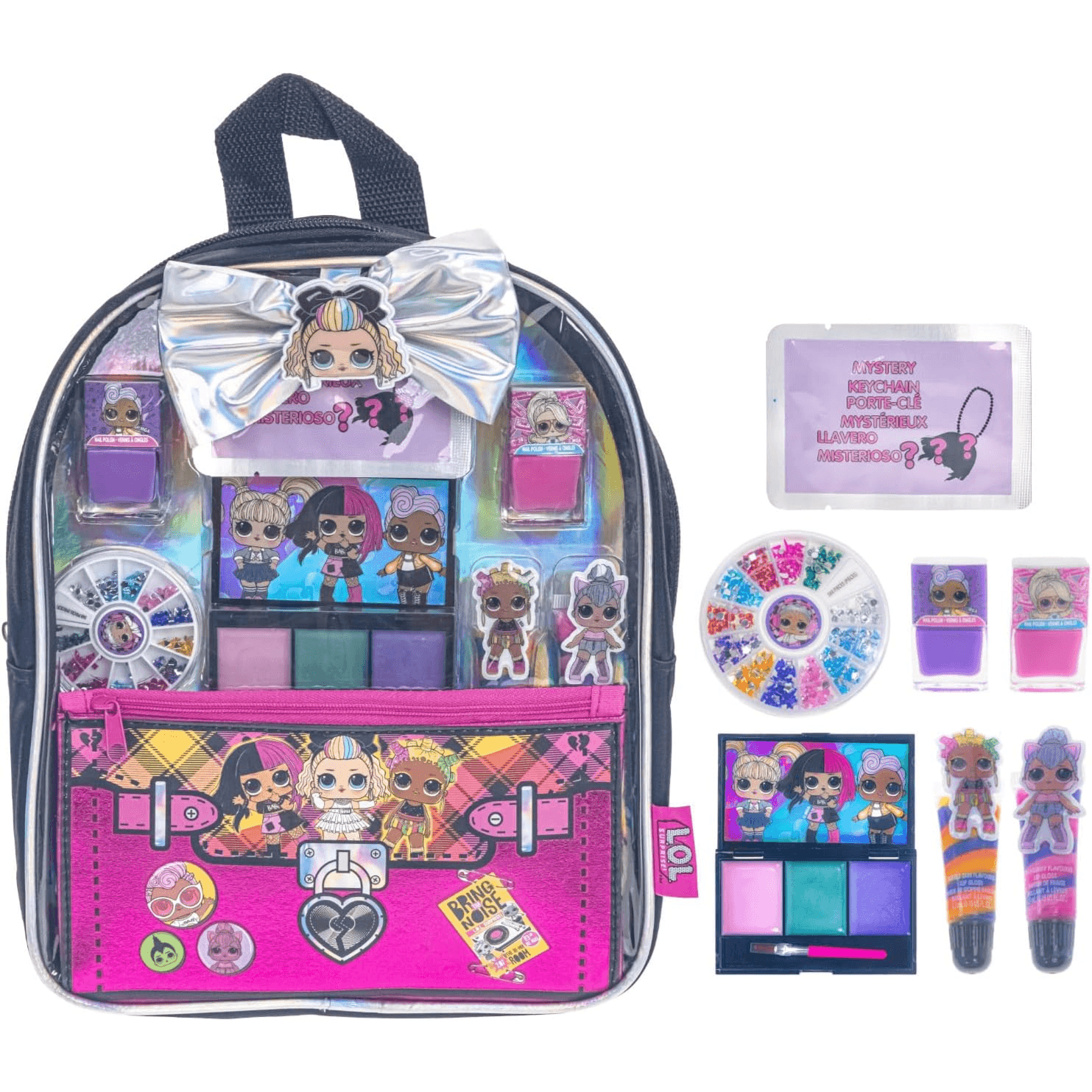Townley Girl - L.O.L. Surprise! Cosmetic Gift Backpack Set (11 Pieces)